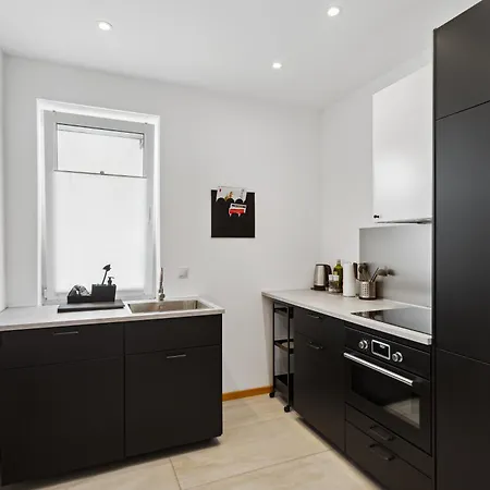 Lejlighed Gross, Modern, Vollausgestattet, Gemuetlich Mit Kueche Und Parkplatz Fuer Urlaub Oder Business *