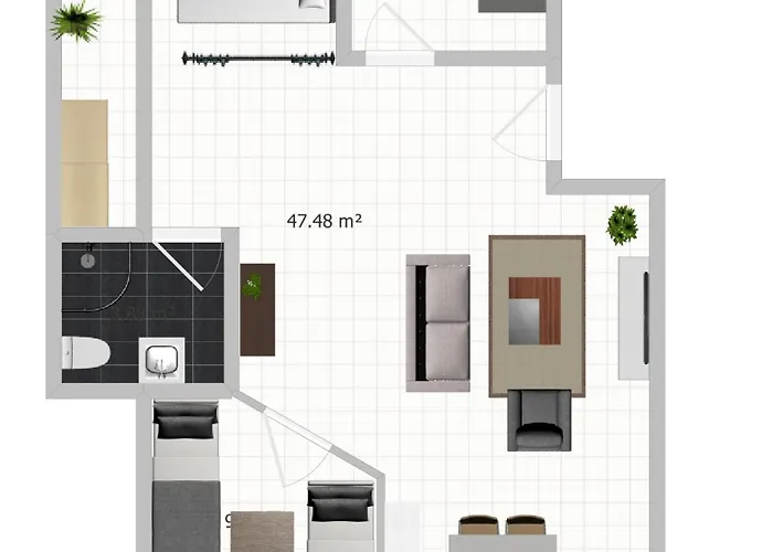 Gross, Modern, Vollausgestattet, Gemuetlich Mit Kueche Und Parkplatz Fuer Urlaub Oder Business 公寓 Kettig